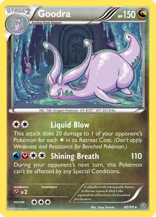 Goodra 060/98 - XY  Ancient Origins Reverse Holofoil