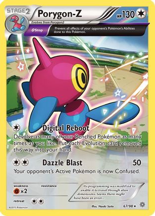 Porygon-Z 067/98 - XY  Ancient Origins Reverse Holofoil