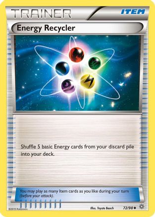 Energy Recycler 072/98 - XY  Ancient Origins Reverse Holofoil
