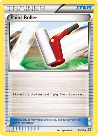 Paint Roller 079/98 - XY  Ancient Origins Reverse Holofoil