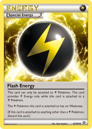 Flash Energy 083/98 - XY  Ancient Origins Reverse Holofoil