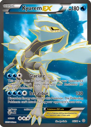 Kyurem EX (Full Art) 086/98 - XY  Ancient Origins Holofoil