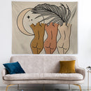 Bedroom bedside tapestry