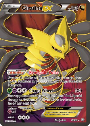 Giratina EX (Full Art) 093/98 - XY  Ancient Origins Holofoil
