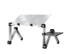 "Adjustable Folding Laptop Stand with Ergonomic Design and Mouse Pad"Adjustable Folding Laptop Stand with Ergonomic Design and Mouse Pad
