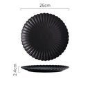 Creative Solid-color Ceramic Plate Round Steak Plate