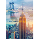 1000 Piece Jigsaw Puzzle, New York at Dawn, Brooklyn Bridge, Empire State Building, City Skyline, USA, Adult Puzzles, Trefl 10393