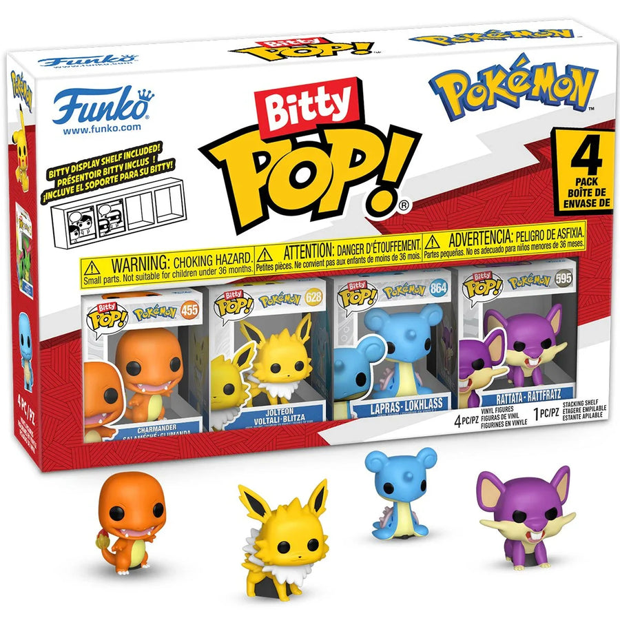 Pokemon Charmander Funko Bitty Pop! Mini-Figure 4-Pack – Ralphie's