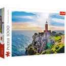 1000 Piece Jigsaw Puzzles, The Melagavi Lighthouse, Greece, Ocean, Alkyonides Islands, Adult Puzzles, Trefl 10436