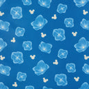 Disney Parks Loungefly Minnie Sequin Hydrangea Blue Backpack