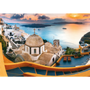 1000 Piece Jigsaw Puzzles, Fairytale Santorini, Puzzle of Greece, Island Paradise and Ocean Scene, Adult Puzzles, Trefl 10445