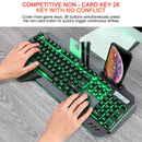 Ergonomic RGB Wired Gaming Keyboard