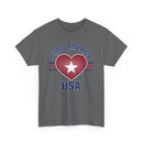 "I Miss America" Heart Unisex Heavy Cotton Tee