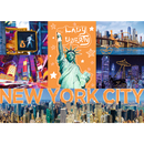 1000 Piece Jigsaw Puzzles, New York City Art, Puzzle of NYC with Neon, Puzzles of the USA, Adult Puzzles, Trefl 10579