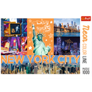 1000 Piece Jigsaw Puzzles, New York City Art, Puzzle of NYC with Neon, Puzzles of the USA, Adult Puzzles, Trefl 10579