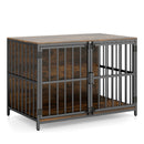 40 Inch Dog Crate Furniture Dog Kennel with Dual Lockable Double Doors