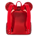 Disney Parks Loungefly Mini Backpack Red Sequin Minnie Mouse Mickey Icons