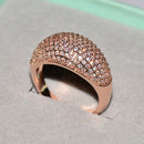 Luxury Starry Ring Full Rhinestone Zircon