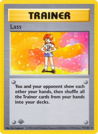 Lass 075/102 - Base Set Shadowless Unlimited