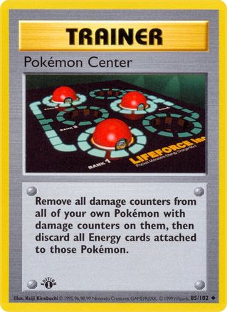 Pokemon Center 085/102 - Base Set Shadowless Unlimited