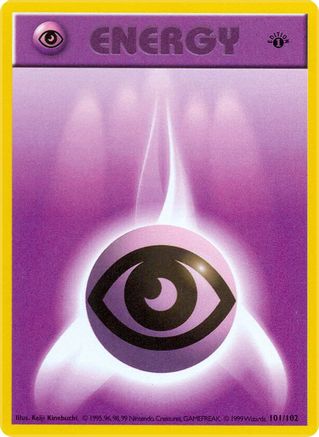 Psychic Energy 101/102 - Base Set Shadowless 1st Edition