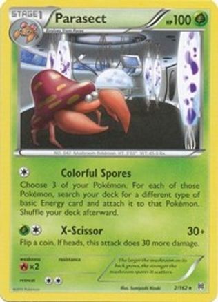 Parasect 002/162 - XY  BREAKthrough Reverse Holofoil