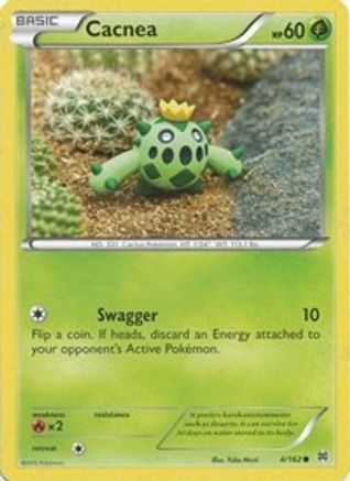 Cacnea 004/162 - XY  BREAKthrough Reverse Holofoil