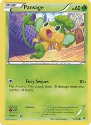 Pansage 005/162 - XY  BREAKthrough