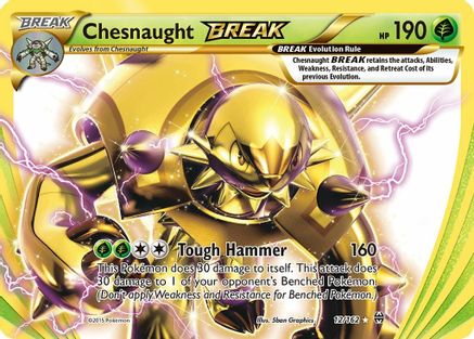 Chesnaught BREAK 012/162 - XY  BREAKthrough Holofoil