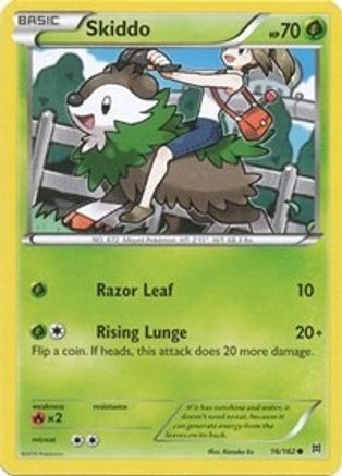 Skiddo 016/162 - XY  BREAKthrough Reverse Holofoil