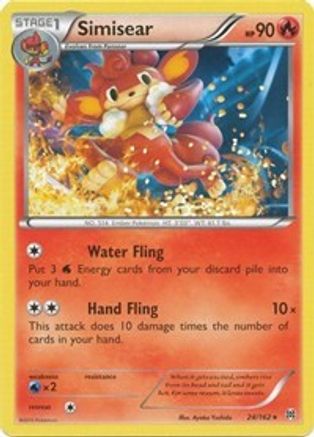 Simisear 024/162 - XY  BREAKthrough Reverse Holofoil