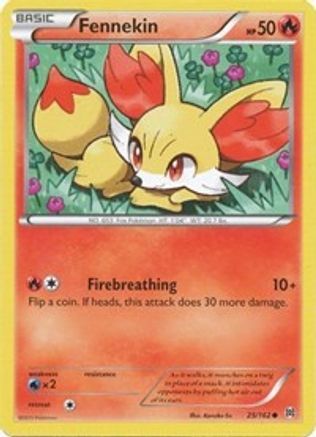 Fennekin 025/162 - XY  BREAKthrough Reverse Holofoil