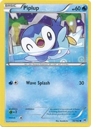 Piplup 036/162 - XY  BREAKthrough Reverse Holofoil