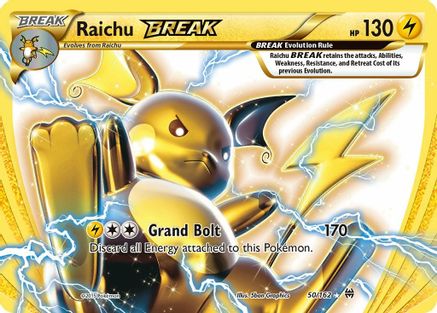 Raichu BREAK 050/162 - XY  BREAKthrough Holofoil