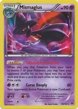 Mismagius 066/162 - XY  BREAKthrough Reverse Holofoil