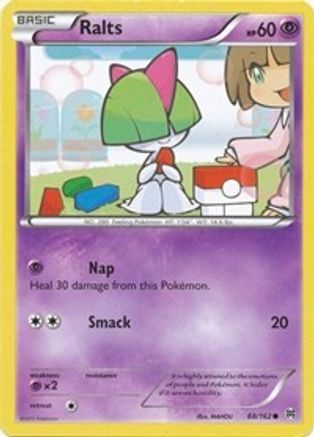 Ralts 068/162 - XY  BREAKthrough Reverse Holofoil