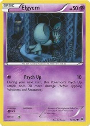 Elgyem 073/162 - XY  BREAKthrough