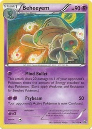 Beheeyem 074/162 - XY  BREAKthrough Reverse Holofoil