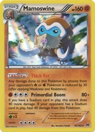 Mamoswine 082/162 - XY  BREAKthrough Reverse Holofoil