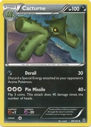 Cacturne 088/162 - XY  BREAKthrough Reverse Holofoil