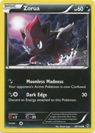 Zorua 089/162 - XY  BREAKthrough Reverse Holofoil