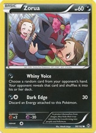 Zorua 090/162 - XY  BREAKthrough Reverse Holofoil