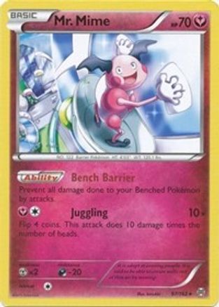 Mr. Mime 097/162 - XY  BREAKthrough Reverse Holofoil