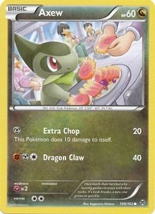 Axew 109/162 - XY  BREAKthrough Reverse Holofoil