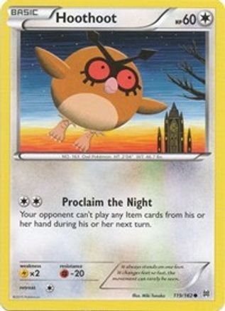 Hoothoot 119/162 - XY  BREAKthrough