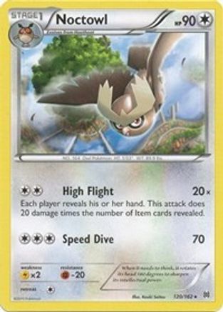 Noctowl 120/162 - XY  BREAKthrough Reverse Holofoil