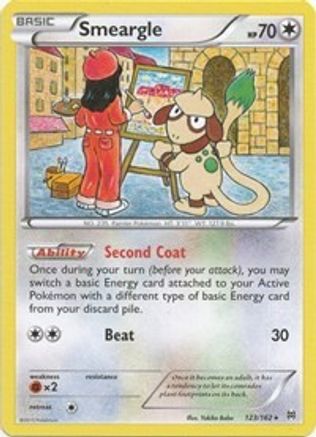 Smeargle 123/162 - XY  BREAKthrough Reverse Holofoil