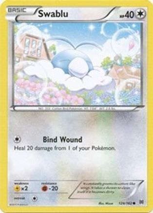 Swablu 124/162 - XY  BREAKthrough Reverse Holofoil