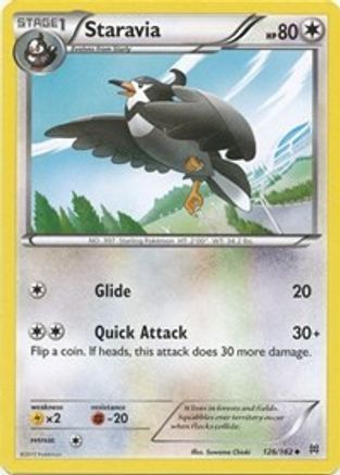 Staravia 126/162 - XY  BREAKthrough Reverse Holofoil