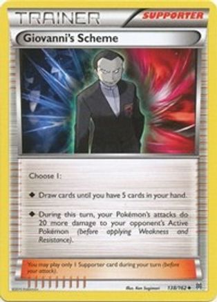 Giovanni's Scheme 138/162 - XY  BREAKthrough Reverse Holofoil